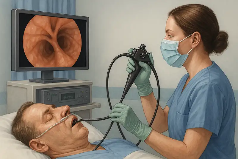 Bronchoscopy check