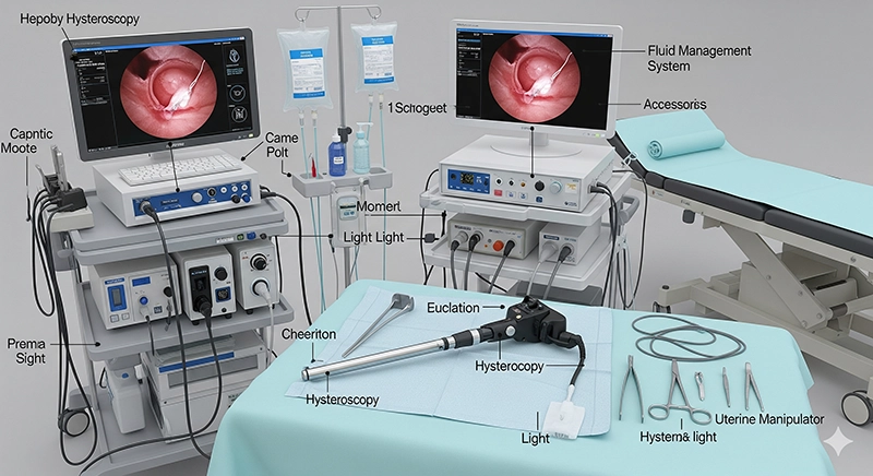 Hospital hysteroscopy machine and equipment for procurement