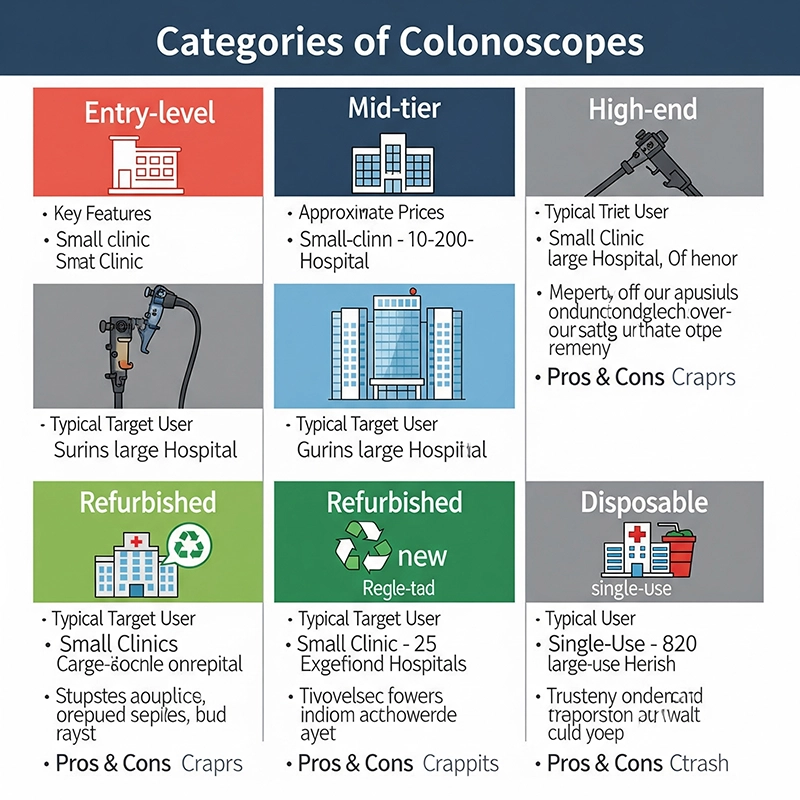 Colonoscope price comparison entry-level vs high-end