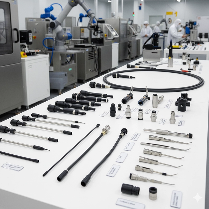 custom endoscope solutions with different specifications and accessories