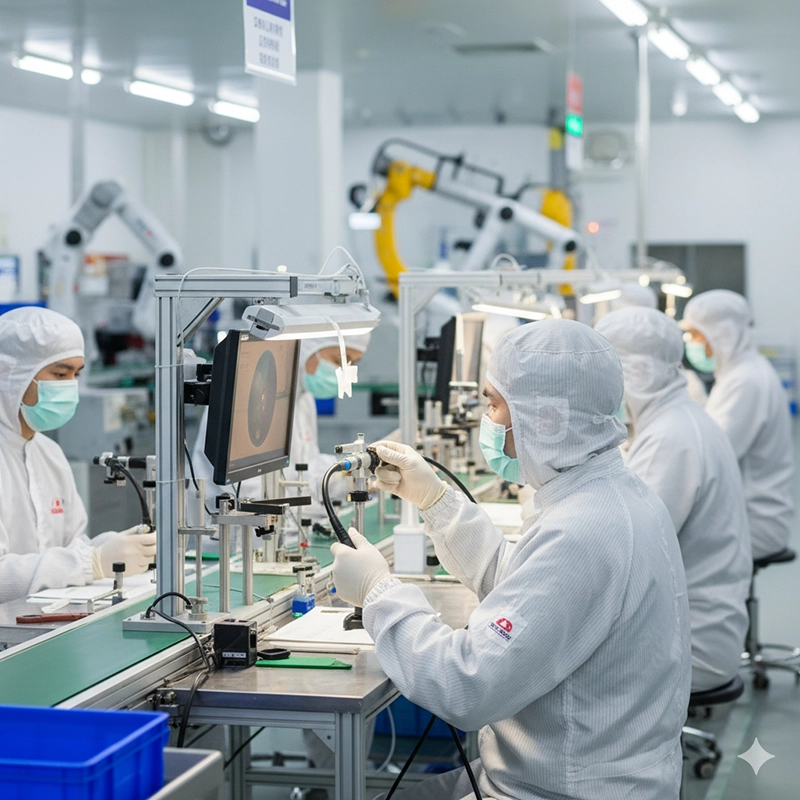 OEM endoscope factory quality inspection process