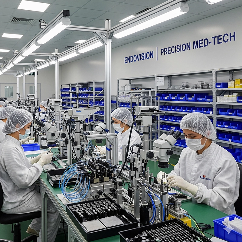 OEM gastroscopy equipment factory production line