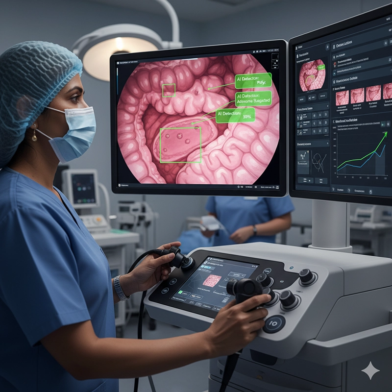 AI enhanced colonoscopy equipment OEM ODM