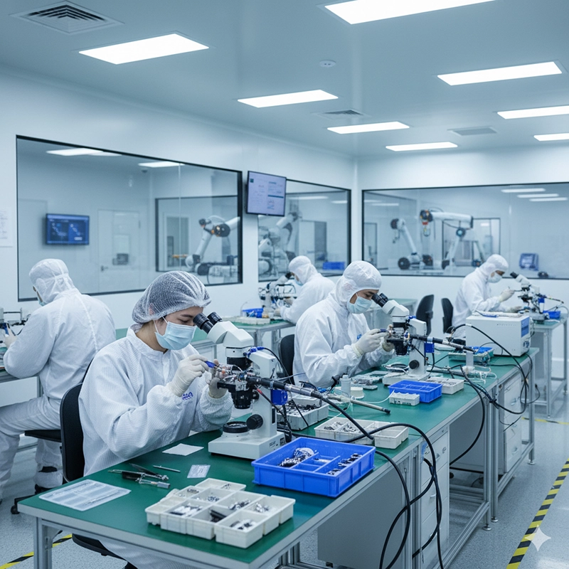 Uroscopy equipment production at XBX Endoscope factory