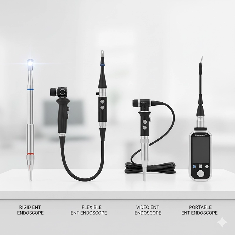 Rigid vs flexible ENT endoscope comparison