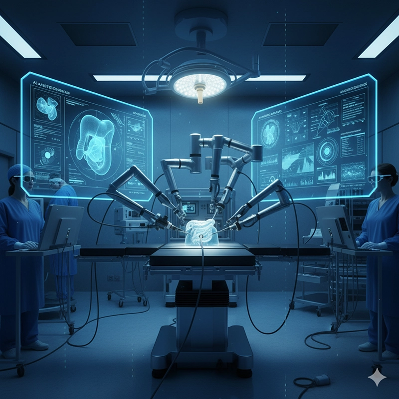 future of medical endoscopes AI robotic assisted imaging