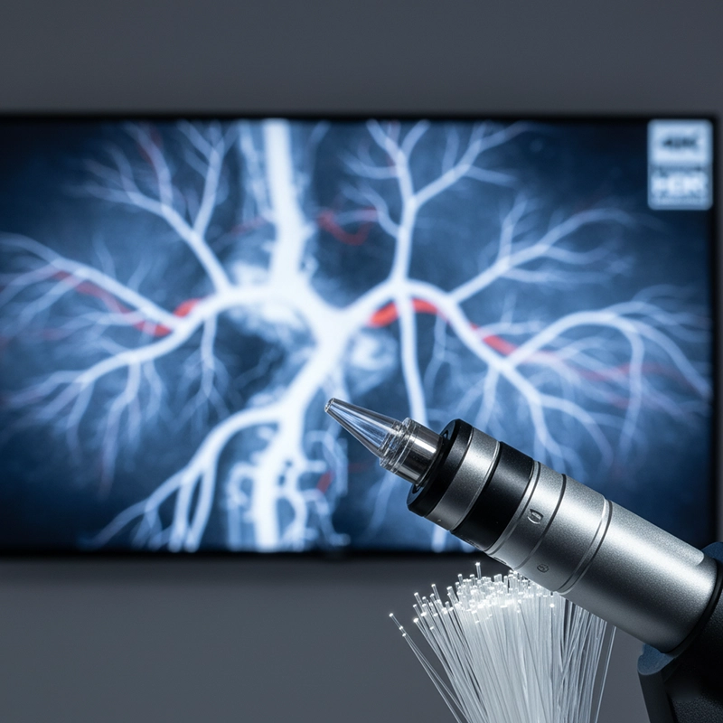 4K endoscope camera lens and surgical imaging display