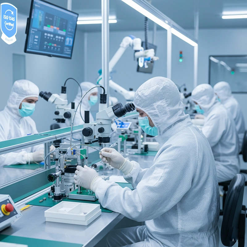 quality inspection of XBX endoscope production line